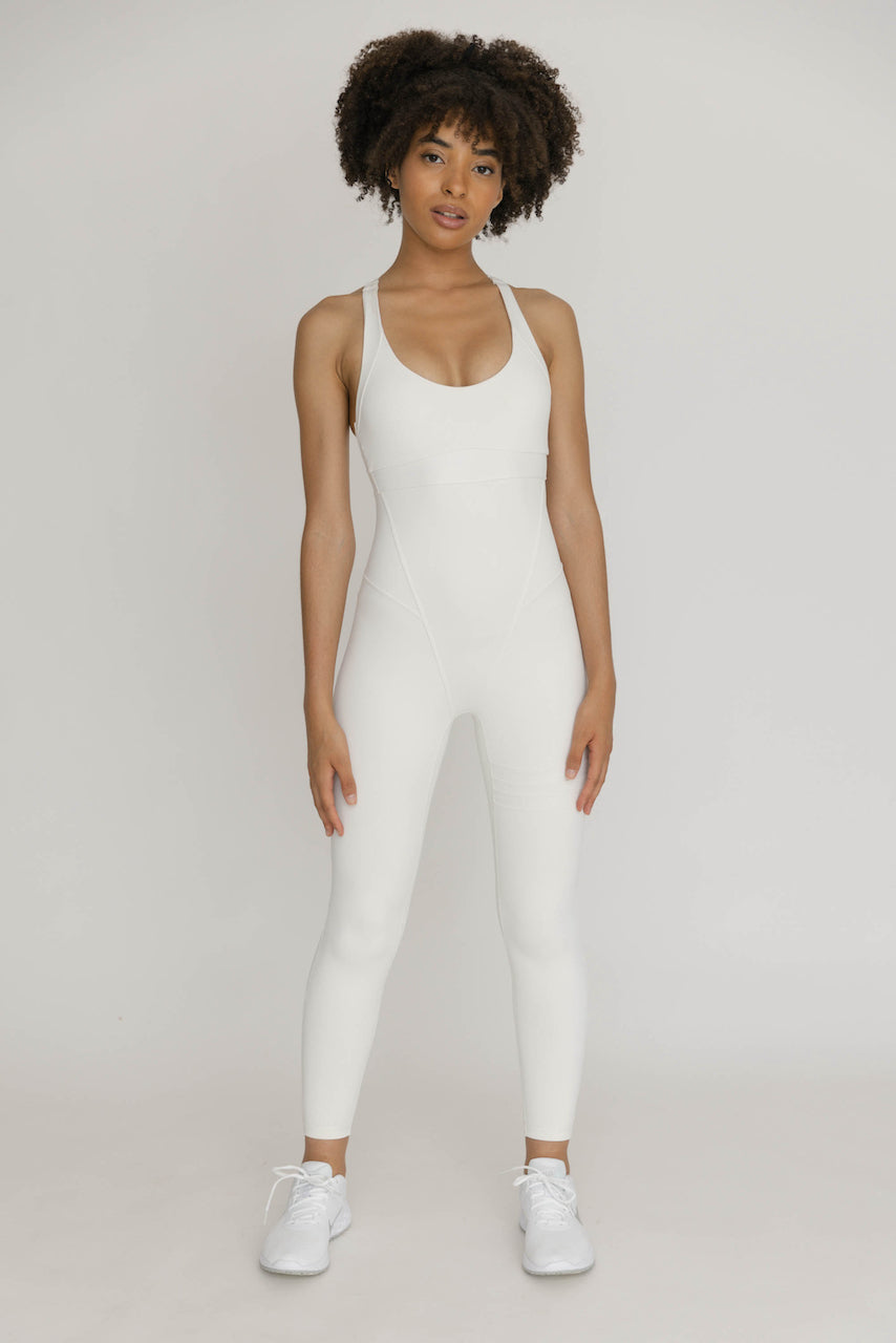 Kokos Witte Jumpsuit